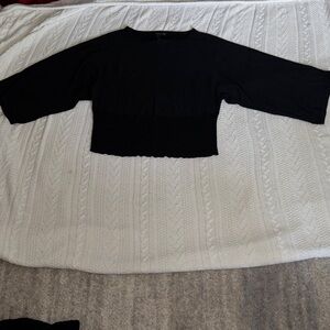 Lane Bryant Sparkly Black Sweater